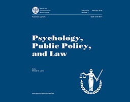 Psychology, Public Policy, and Law, 26(1), 88-104.